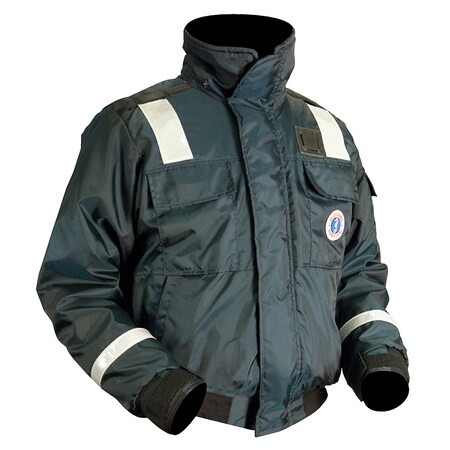 Mustang Survival Classic Bomber Jacket With Solas Reflective Tape: XXXL MJ6214T1-XXXL-NV